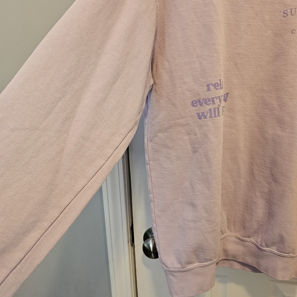 Sunkissed Coconut Light Purple Crewneck Sweater - Picture 6 of 8